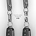 FEGVE Quick Release Keychain, Titanium Magnetic Keychain Pull Apart, Magnetic Key Holder with 2 * 1 in Stainless Steel Key Ring for Car Key, Safely Lock System-360 ° Rotatable