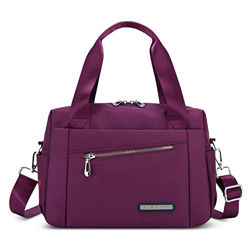 Borsetta da Donna Moda Borsa a Tracolla Nylon Casuale Leggero a Spalla Viaggiare Lavori Shopping Università Tote Crossbody Bag Regolabile