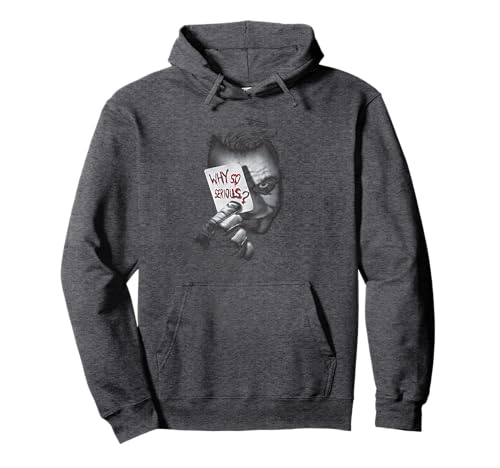 DC Dark Knight Photo Why So Serious Pullover Hoodie