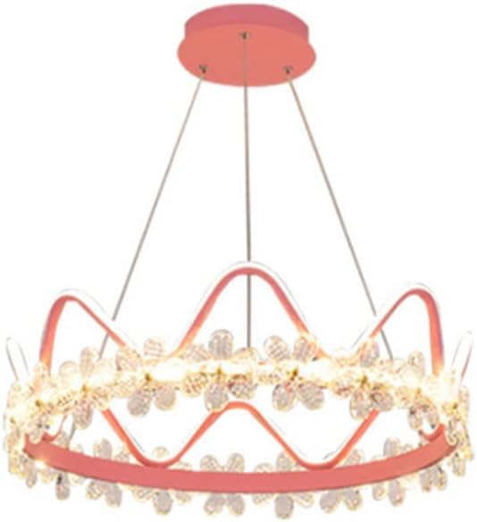 Lustre de chambre pour fille en fer forgé au design élégant