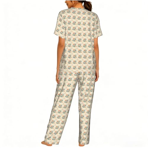 Pyjama femme chimie manches courtes, idée cadeau originale sciences - 2