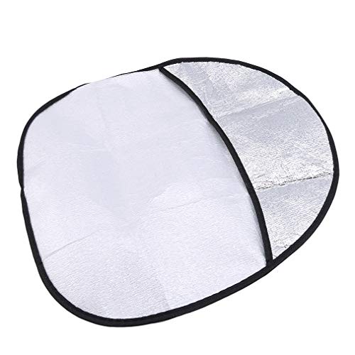 L_shop Couverture de Volant de Voiture Protection Solaire de Forme Ronde Couverture de Protection Solaire pour la Plupart des véhicules Cover