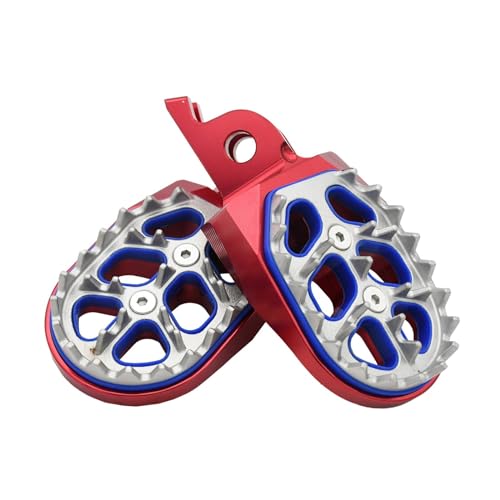 Repose-pieds de moto cross rouge CR250 CRF150R CRF450R 2005-2008