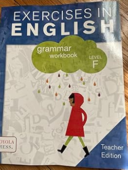 Paperback Excercises in English, Grammar Workbook Level F, Teacher Edition Book