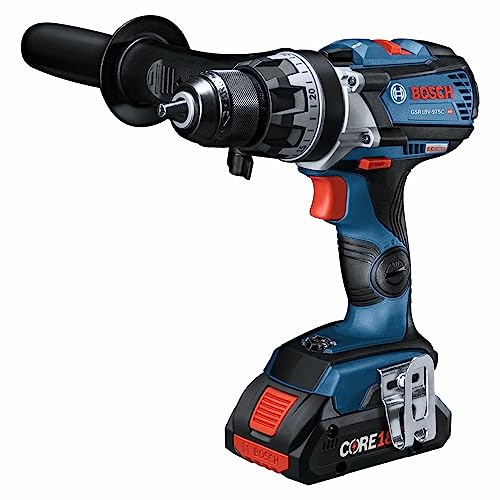 Bosch Gsr18V-975Cb25 18V Brushless Connected-Ready 1/2 In. Drill/Driver Kit With (2) Core18V 4.0 Ah Compact Batteries #TOP7