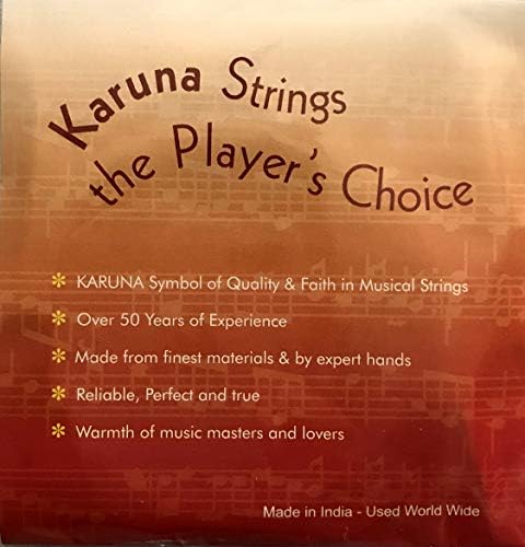 Sarod Strings, Karuna, complete set with sympathetic (tarabh) strings image 4