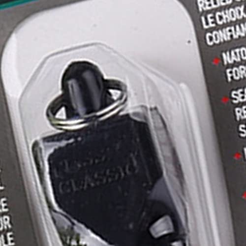 Silbato deportivo CMG con cordón negro ABS miniatura 3