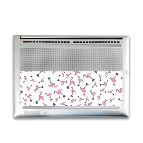 Image of Carbon Fiber Gaming Skin Compatible with HP Envy x360 16 inch (2023) - Cool Flamingo - Premium 3M Vinyl Protective Wrap Decal Cover - Easy to Apply | Crafted in The USA by MightySkins