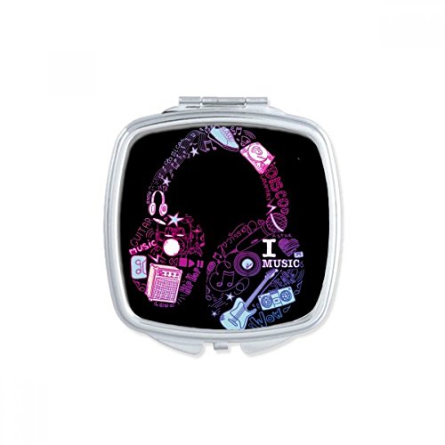 Miroir compact de poche à la main pour retouches visage faciles - 2