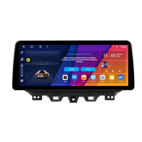 Octa Core 4G+64G Coche CarPlay Android Auto 12.3' QLED Display Navegación Estéreo Pantalla táctil...