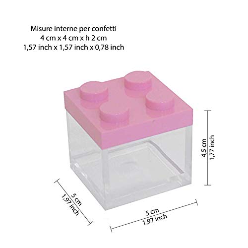 Omada Design Clear Plastic Wedding Favor (24 Pieces), Transparent - Image 2