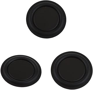 SNAPPSY 3Pieces 40mm Speaker Vibrating Membrane Passive Bass Diaphragm Plate|40mm Passive Radiator (3pcs) — Rubber Bass Vi...