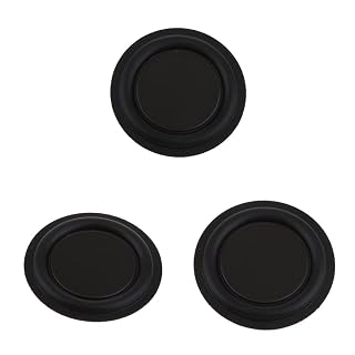 SNAPPSY 3Pieces 40mm Speaker Vibrating Membrane Passive Bass Diaphragm Plate|40mm Passive Radiator (3pcs) — Rubber Bass Vibrating Membranes for Speaker DIY