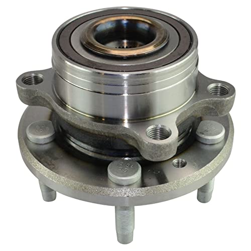 Image of TRQ Front and Rear Wheel Bearing & Hub Assembly Set 4 Piece for 2011-2012 Ford Explorer 2013-2019 Explorer Police Package Steel Wheels 2013-2019 Police Interceptor Utility