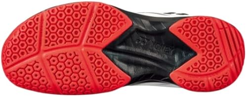 Miniatura 2 de YONEX Power Cushion 39 Wide Indoor Court Zapatos de bádminton (blancorojo) (5.5), BlancoRojo