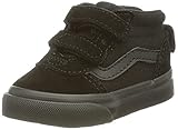 vans beige wildleder damen Vulkanisierter Constructio Vans Ward Mid V Sneaker, Wildleder-Segeltuch, schwarz, schwarz, 25.5 EU