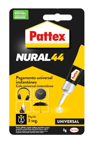 Pattex Nural 44 Pegamento Universal Instantáneo (secado 3 min) 3gr