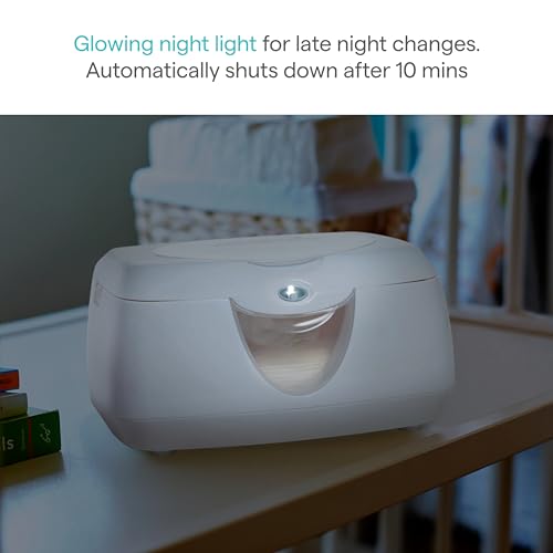 munchkin warm glow baby wipe warmer white