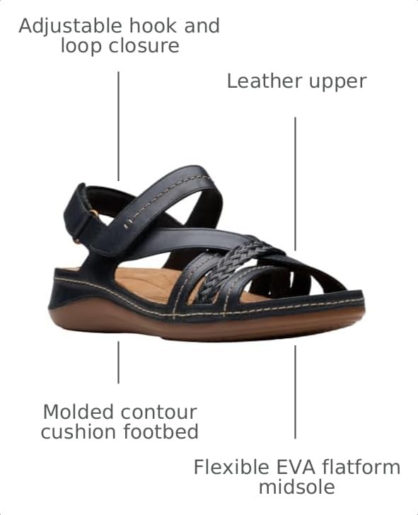 Image of Clarks - Womens Cecily Strap Sandals