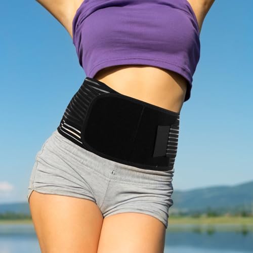 Faja lumbar ajustable Abaodam talla L para soporte y compresión miniatura 4