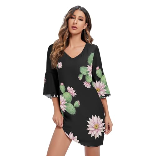 Robe courte d'été fleurie pour vos terrasses et sorties ensoleillées