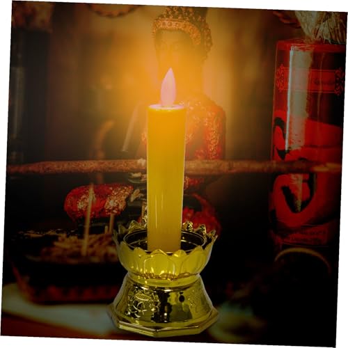 Velas LED para decoración exterior e interior con luz cálida a pilas 3