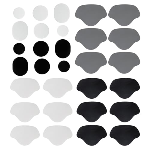 Scettar 30 piezas Parches de Reparación de Orificio de Talón, Reparación de Orificio de Zapatilla Almohadilla para el Talón Cómodo, Taloneras Reparación Zapato Para Evitar Ampollas, Hombres y Mujeres