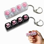 Cosiesnest – 2 Stück Tastatur Fidget Schlüsselanhänger Set, Mini Tastatur