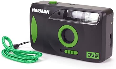 Ilford Harman Reusable Motorized Camera with Flash and HP5+ 35mm 36-Exposure Film Roll