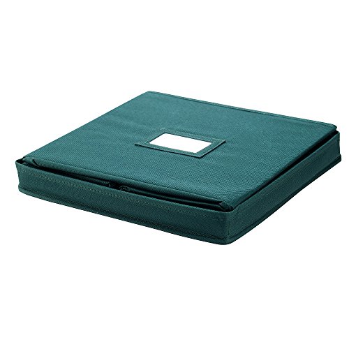 Elf Stor Christmas Ornament Storage Box with Adjustable Dividers and Lid, 64 Slots, Green - Thumbnail 7