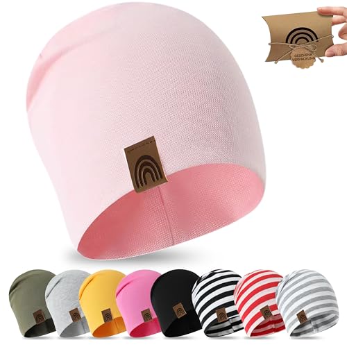 fenchi's AUSTRIA Kinder Beanie 6M-2 Jahre 48-52cm, Frühling Übergangszeit...