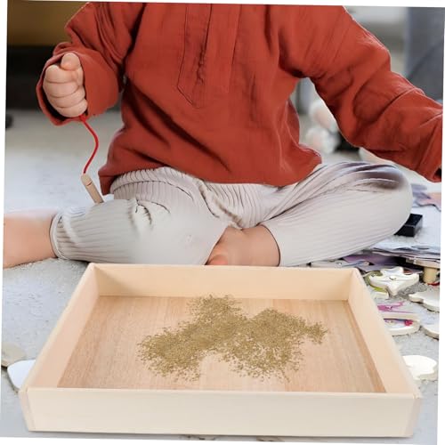 Boîte à sable carrée mini robuste pour freiner le désordre du jeu