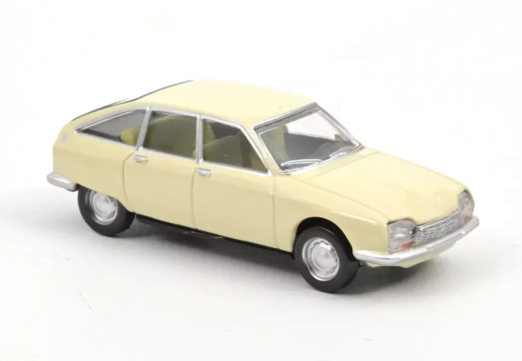 OPO 10 - Model car compatible with Citroën GS 1970 scale 1:64 3 inches 7.5cm Norev - Beige 191514, 7.5 cm