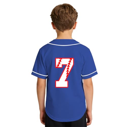 Image of Yuji Itadori Kids Baseball Birthday Shirt 7th 8th 9th 10th Year Old Toddler Boys Girls Shirts Birthday Clothes