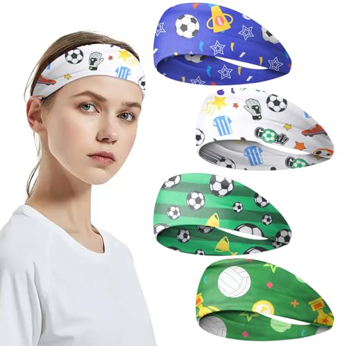 Culinavog Lot De 4 Bandeaux De Sport pour Garçons,...