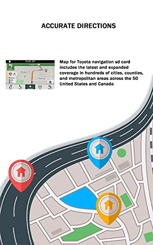 2022 Version Compatible with Toyota Navigation Card, 86271-0E074 Map Update Card for Highlander Prius 4runner RAV4 GPS Tundra - Thumbnail 6