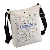 MNIGIU Journalist Crossbody Bag News Reporter Gift Journalism Gift Journalist Grad Gift Journalism Student Gift (Journalist Bag)