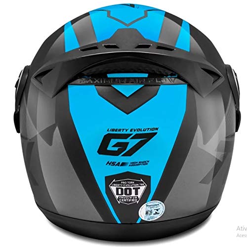 Pro Tork Capacete Evolution G7 58 Preto/Azul