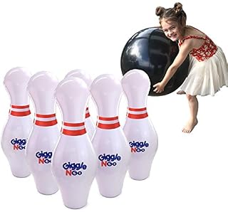 GIGGLE N GO Kids Bowling Set Indoor Games or Outdoor Games for Kids