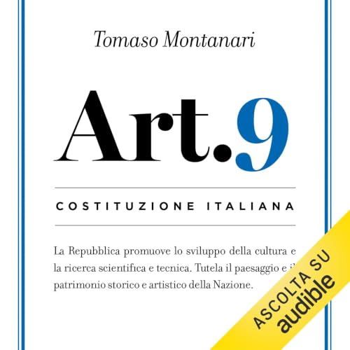 Diseño de la portada del título Articolo 9