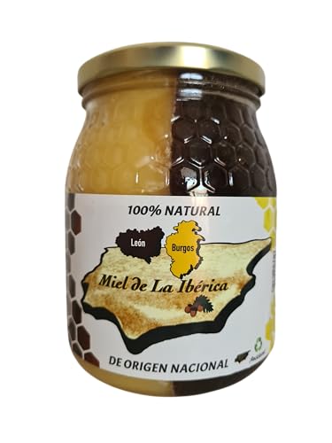 Miel del Bierzo Especial Flores de Castaño. (1Kg, Mix de Miel de Castaño y Monte.)