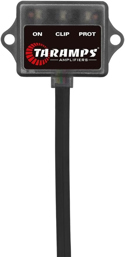 Taramp's M1 LED Monitor Operational Status LED, On, Clip and Protection, Safety Car Audio Amplifier System for Taramps Products, Easy to Install, Clip Lights, Small