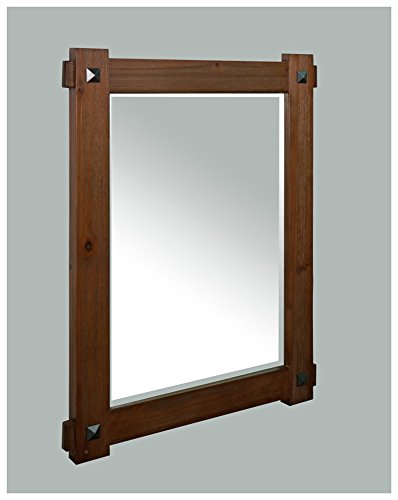 Infurniture Wk8228M-Br Bathroom Mirror, Brown/Driftwood #TOP23