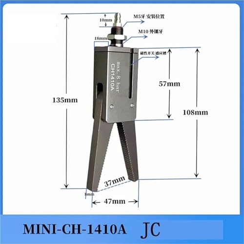 Cilindro manipulador CH1410 pinza mini para robot inteligente 3