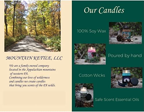 Mountain Kettle Soy Wax Jar Candle With Root Beer - Scented Candle - Fall Decor - Easter Day Anxiety & Stress Relief Burns Up To 60 To 80 Hours #TOP4