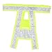 OSALADI Reflective Vests Reflector Vest Safety Band for Night Running High Visible Reflective Straps Reflective Running Vest Outdoors Gear Night Running Gear Outdoor Reflective Gear LED