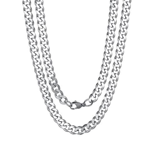 Collana semplice e pratica: la collana da uomo si abbina perfettamente ai vostri abiti casual, può essere indossata per appuntamenti, uscite, feste, hip-hop e sport, e vi fa sembrare più cool