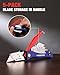 WORKPRO Folding Utility Knife, Quick-Change Box Cutter, Blade Storage in Handle with 5 Extra Blades Included