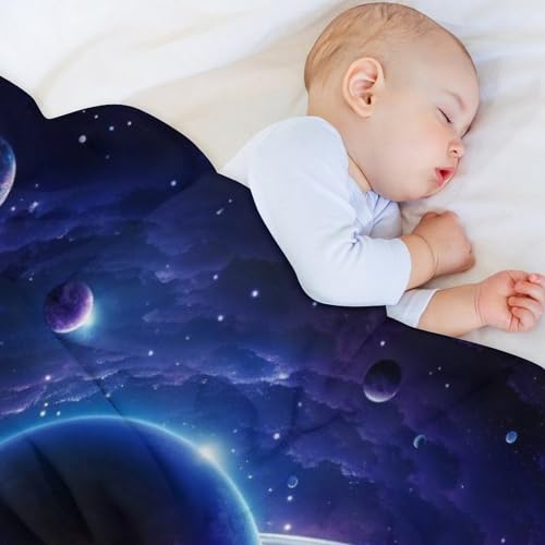 Couvertures flannel planète pour vos soirées cocooning devant la télé - 5