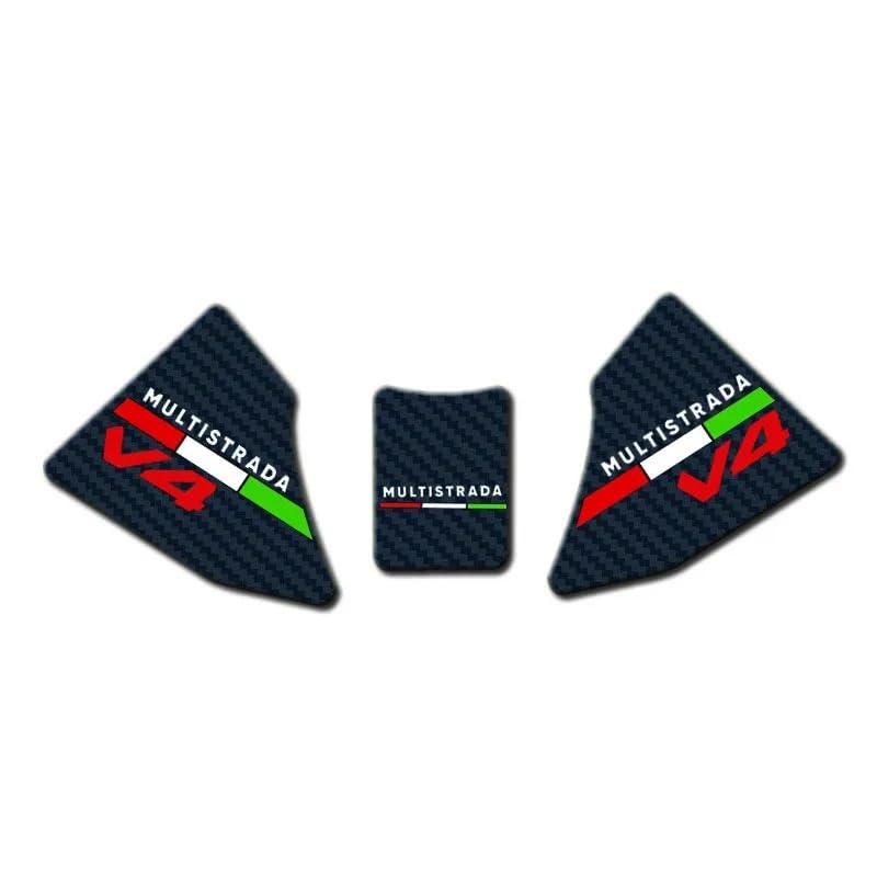 Autocollant protection réservoir Multistrada V4 grips latéraux antidérapants